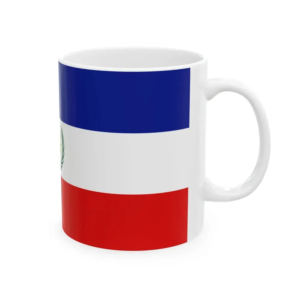 BH Fourth Alternative Flag of Second Proposal (Bosnia and Herzegovina) White Coffee Mug - Go Mug Yourself