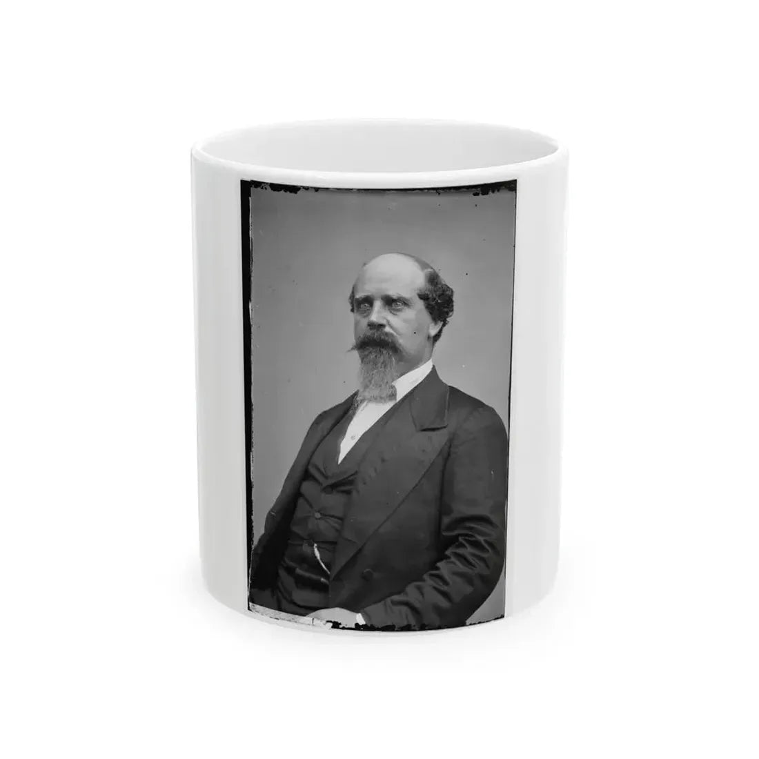 B.H. Robertson (U.S. Civil War) White Coffee Mug 11oz - Go Mug Yourself