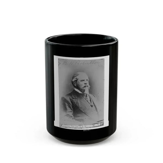 B.H. Robertson, Va. (U.S. Civil War) Black Coffee Mug 15oz - Go Mug Yourself