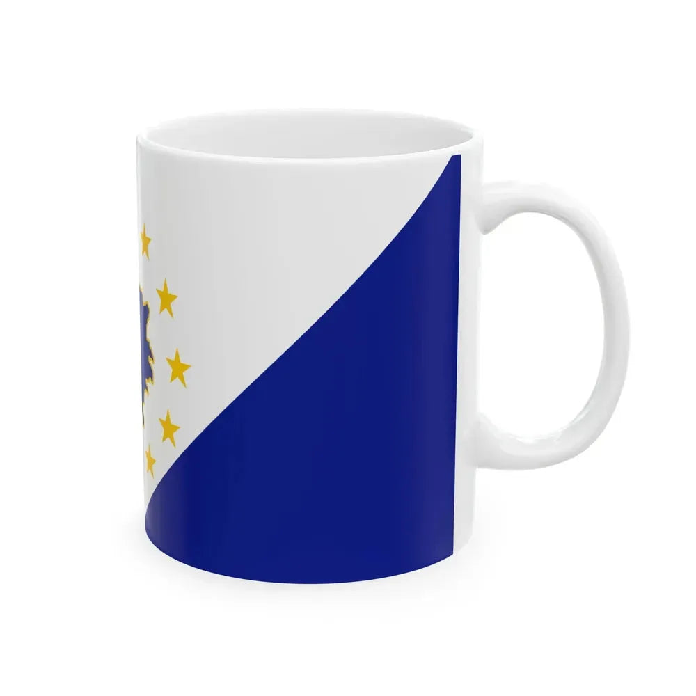 BH Second Alternative Flag of Second Proposal (Bosnia and Herzegovina) White Coffee Mug - Go Mug Yourself