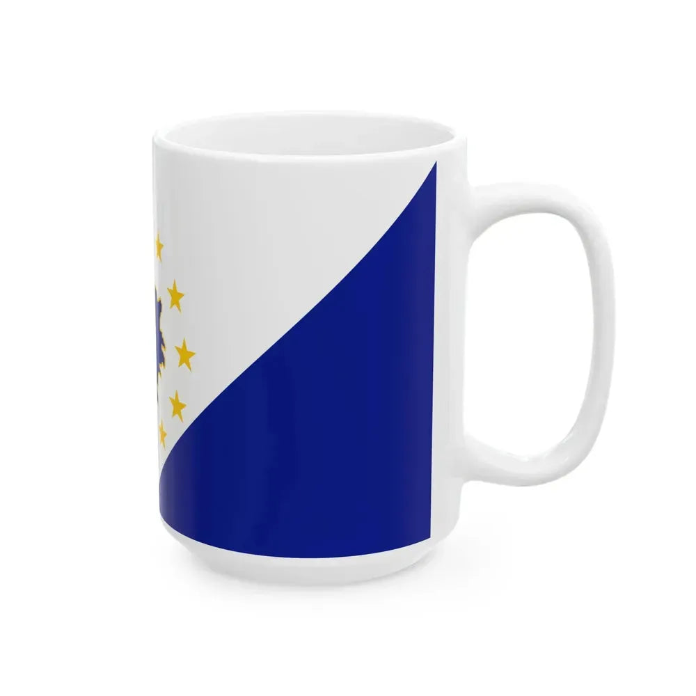 BH Second Alternative Flag of Second Proposal (Bosnia and Herzegovina) White Coffee Mug - Go Mug Yourself