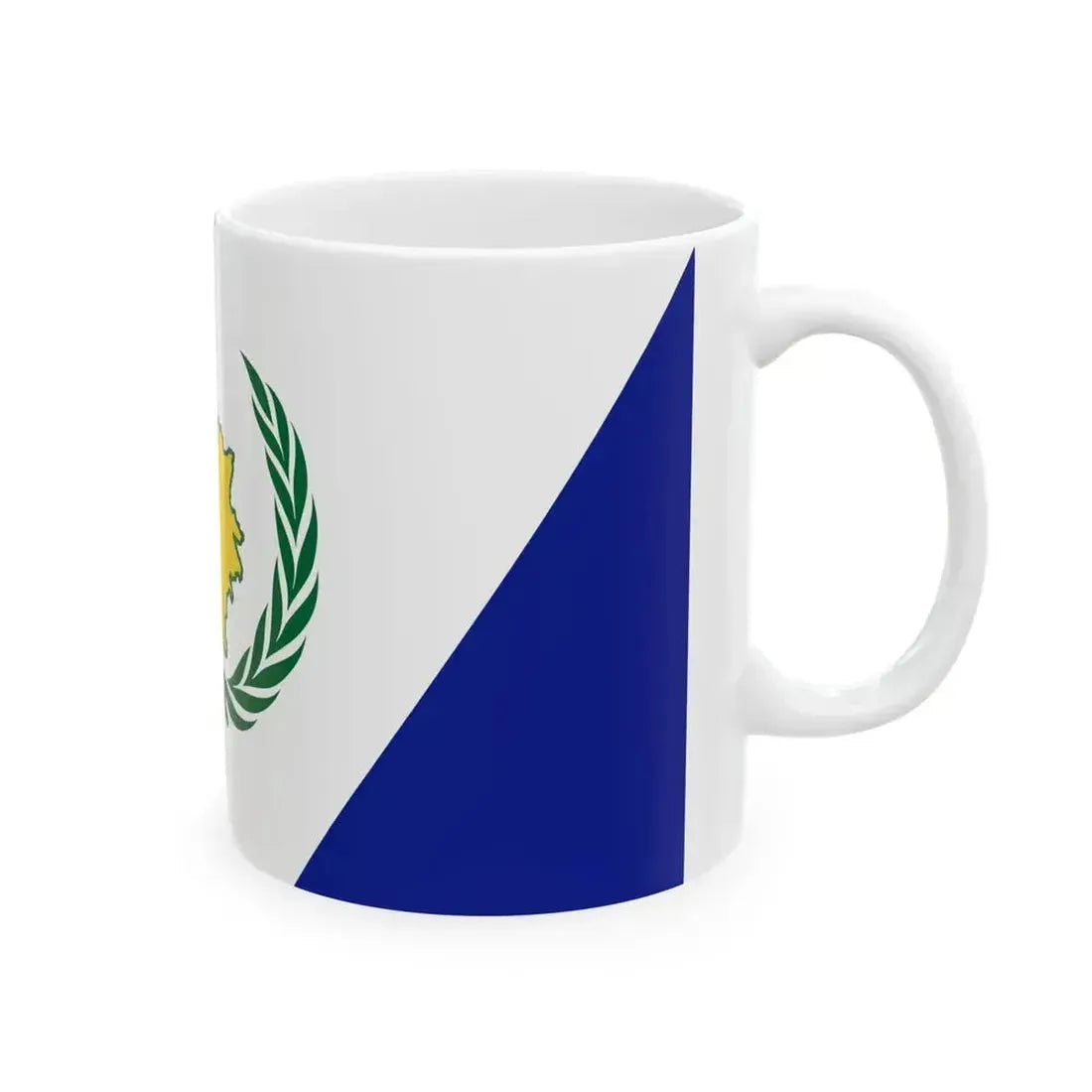 BH Third Alternative Flag of Second Proposal (Bosnia and Herzegovina) White Coffee Mug - Go Mug Yourself