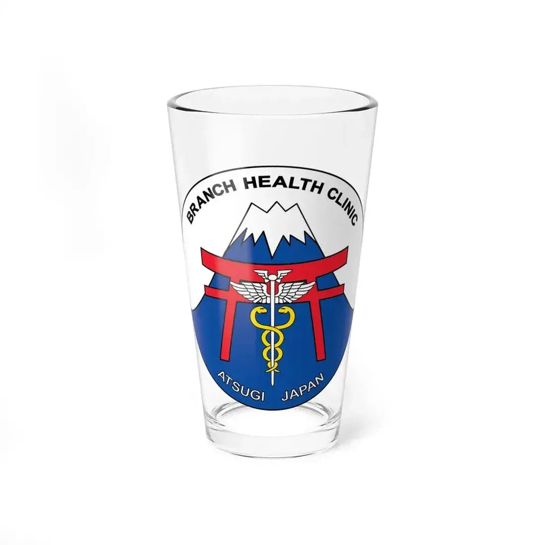 BHC Atsugi Japan (U.S. Navy) Pint Glass 16oz 16oz - Go Mug Yourself