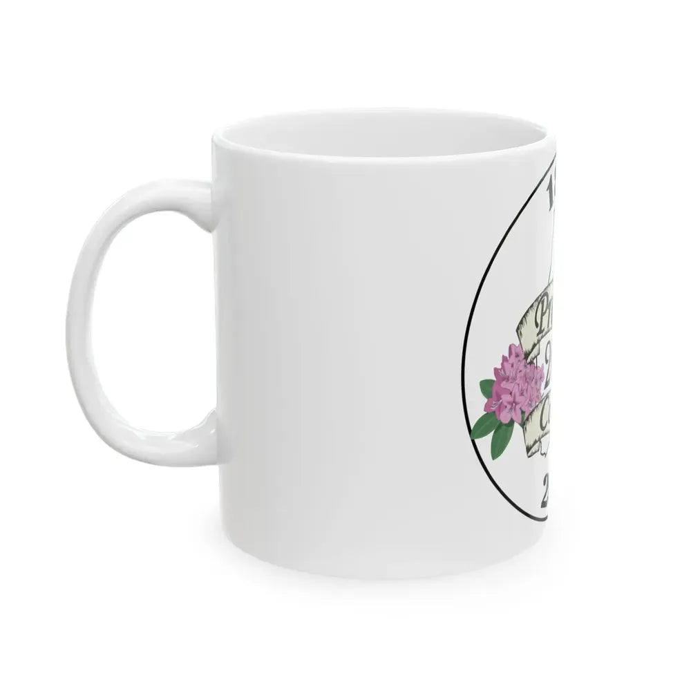 Bicentennial Flag of Preston County West Virginia (United States) White Coffee Mug - Go Mug Yourself