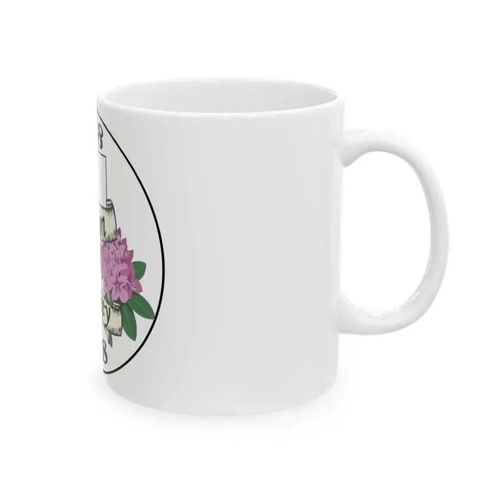Bicentennial Flag of Preston County West Virginia (United States) White Coffee Mug - Go Mug Yourself