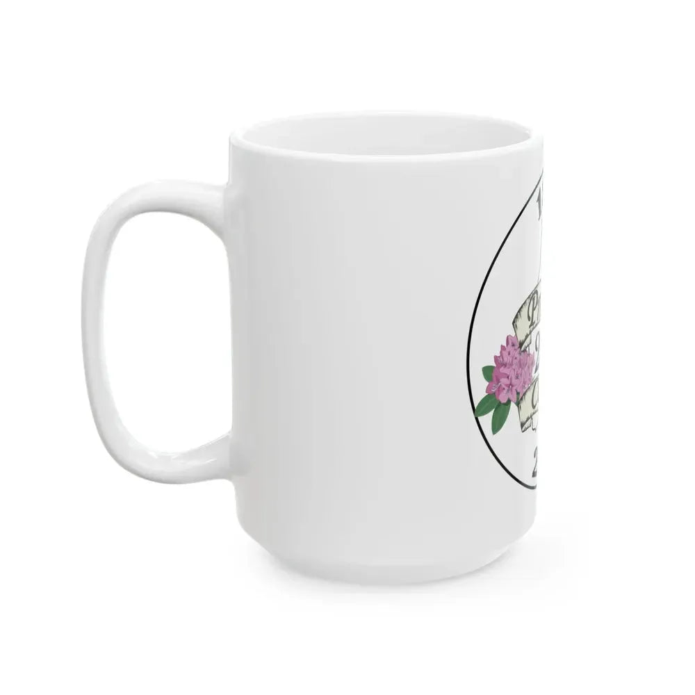 Bicentennial Flag of Preston County West Virginia (United States) White Coffee Mug - Go Mug Yourself