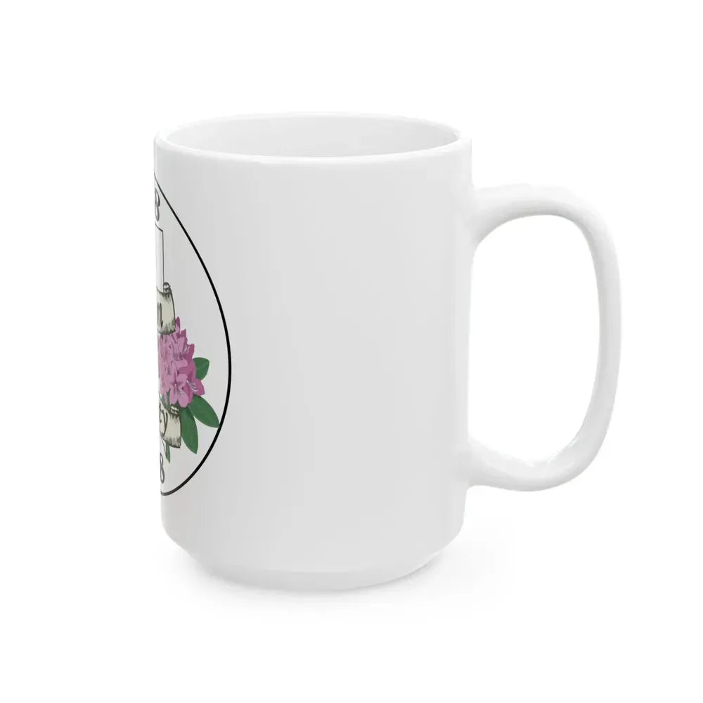 Bicentennial Flag of Preston County West Virginia (United States) White Coffee Mug - Go Mug Yourself