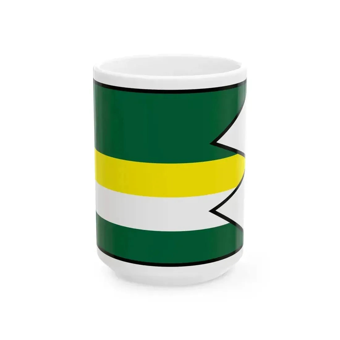 Bidovce Kosice Okolie Flag (Slovakia) White Coffee Mug 15oz - Go Mug Yourself