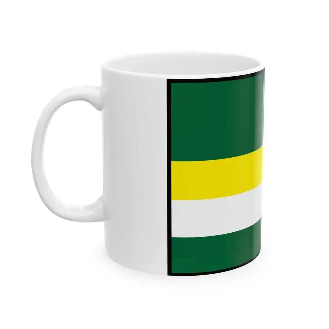 Bidovce Kosice Okolie Flag (Slovakia) White Coffee Mug - Go Mug Yourself