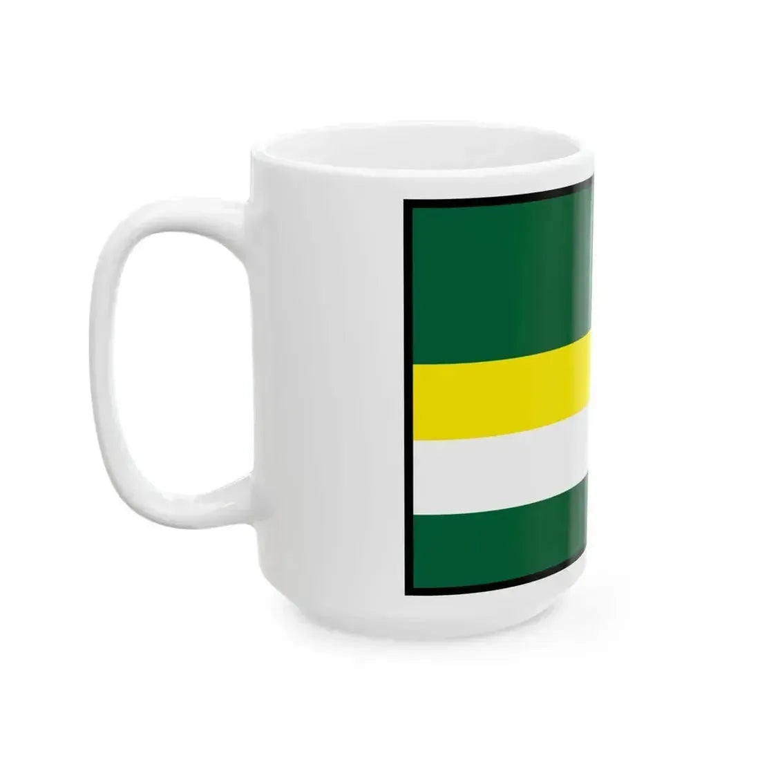 Bidovce Kosice Okolie Flag (Slovakia) White Coffee Mug - Go Mug Yourself