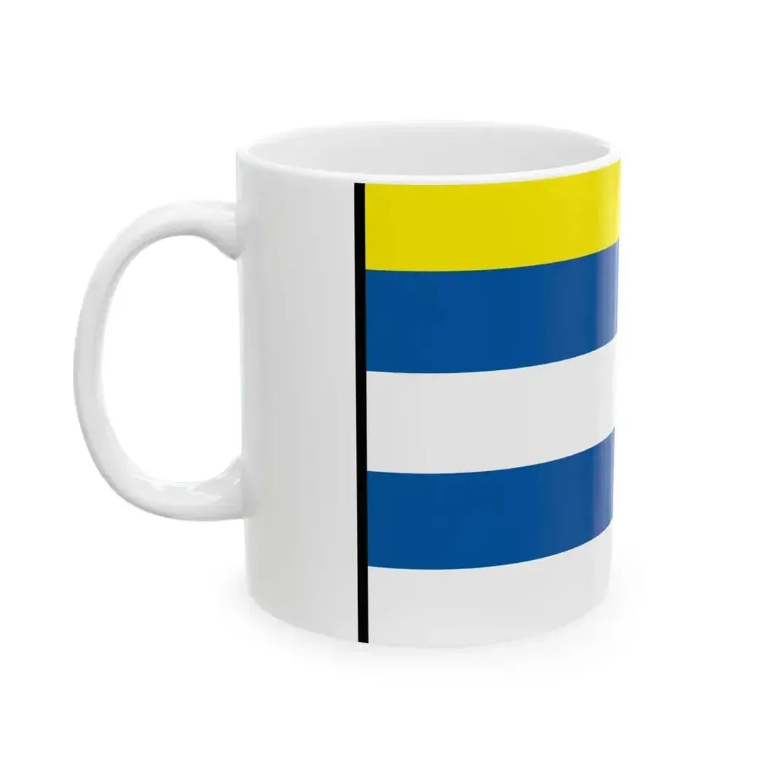 Biel Trebisov Flag (Slovakia) White Coffee Mug - Go Mug Yourself