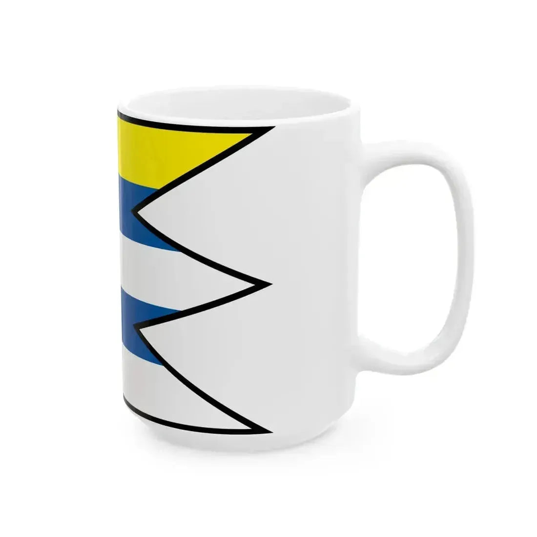 Biel Trebisov Flag (Slovakia) White Coffee Mug - Go Mug Yourself