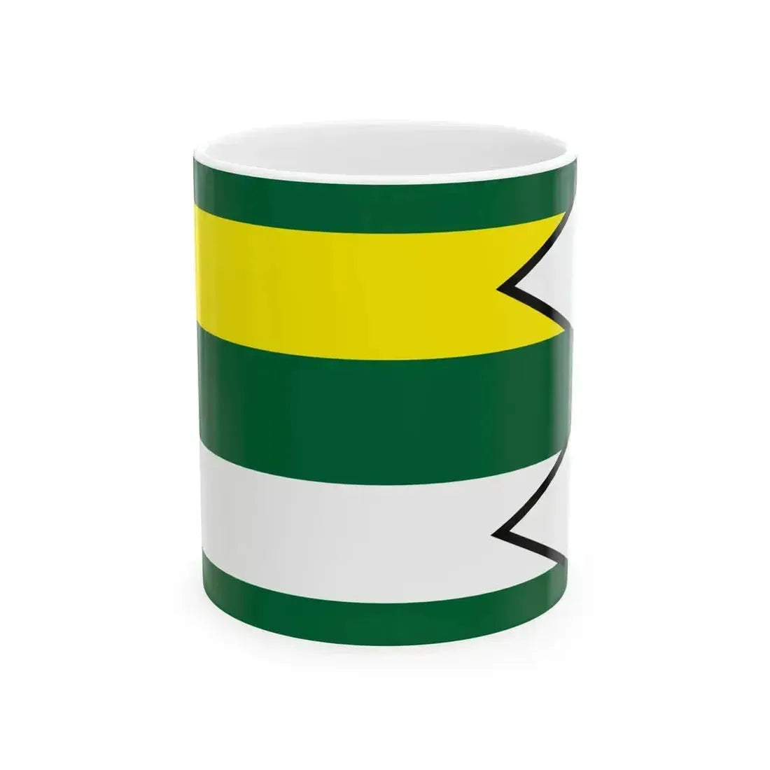 Bielovce Levice Flag (Slovakia) White Coffee Mug 11oz - Go Mug Yourself