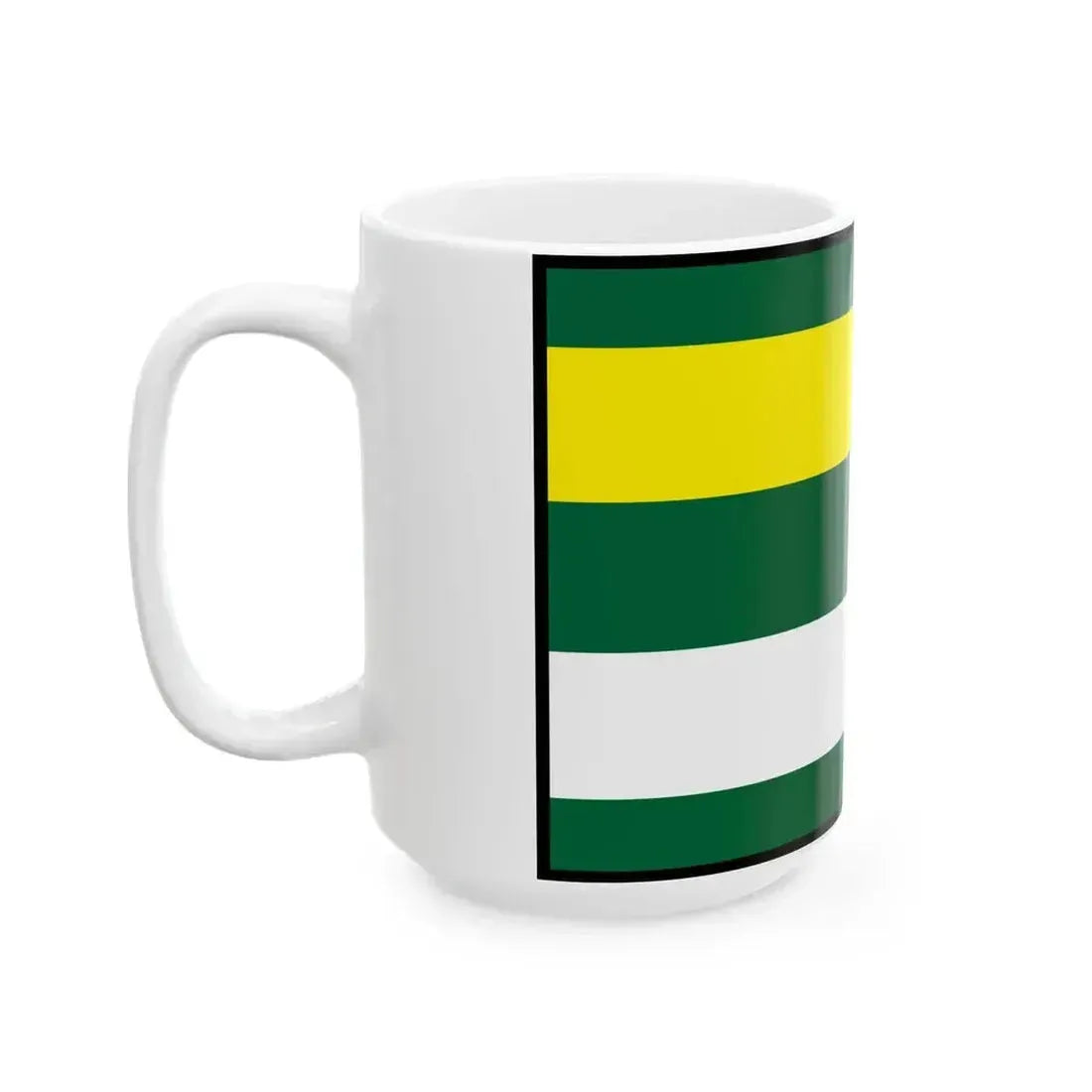 Bielovce Levice Flag (Slovakia) White Coffee Mug - Go Mug Yourself