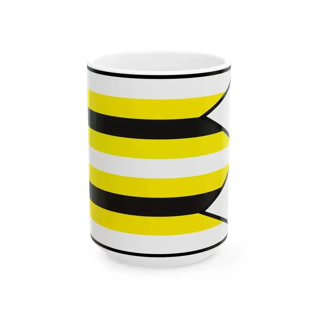 Biely Kostol Trnava Flag (Slovakia) White Coffee Mug 15oz - Go Mug Yourself