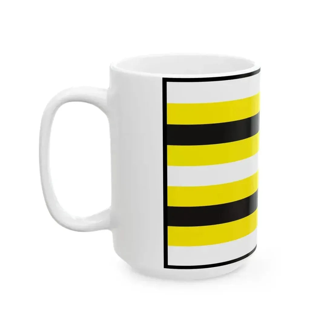 Biely Kostol Trnava Flag (Slovakia) White Coffee Mug - Go Mug Yourself