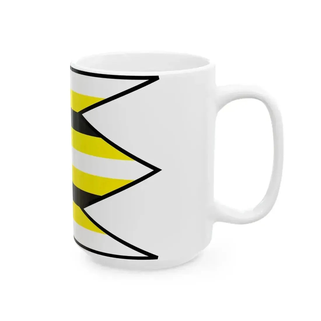 Biely Kostol Trnava Flag (Slovakia) White Coffee Mug - Go Mug Yourself