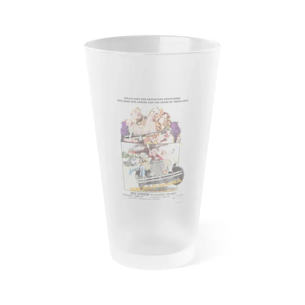 BIG BAD MAMA 1974 Movie Poster - Frosted Pint Glass 16oz Default Title - Go Mug Yourself