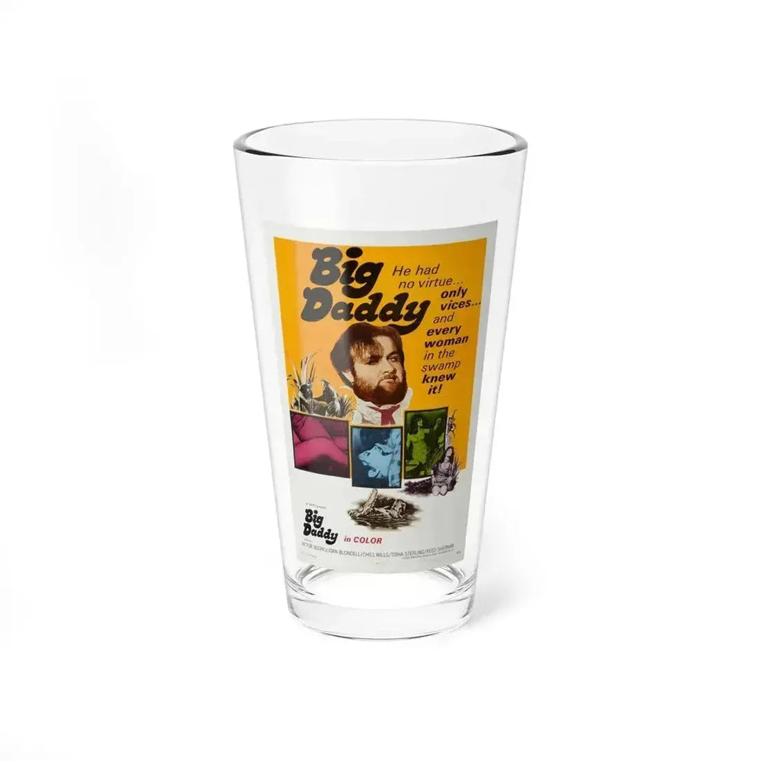 BIG DADDY 1969 Movie Poster - Pint Glass 16oz 16oz - Go Mug Yourself