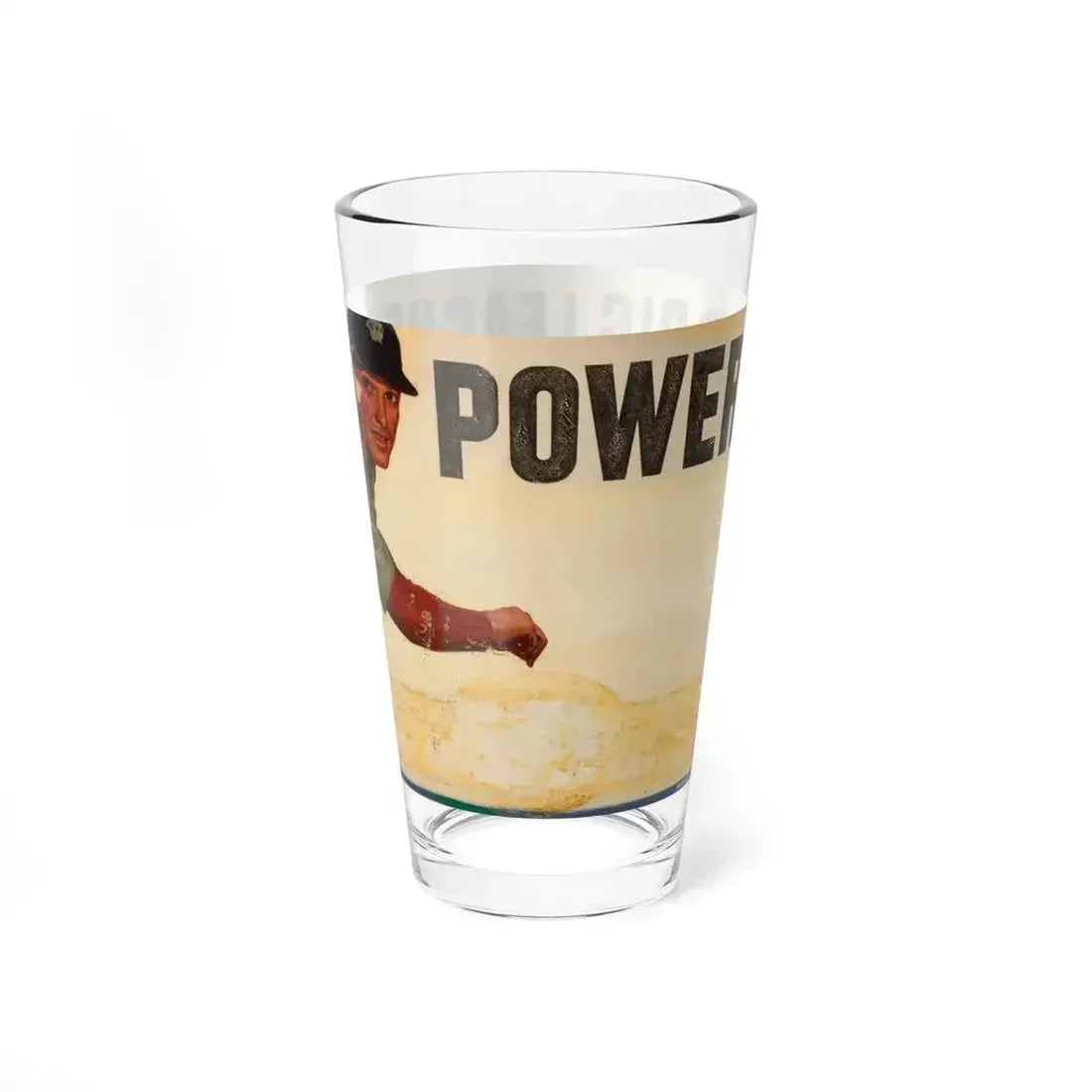 Big League Power, Esso Extra advertisement, 1948 (Magazine Illustration) Pint Glass 16oz - Go Mug Yourself