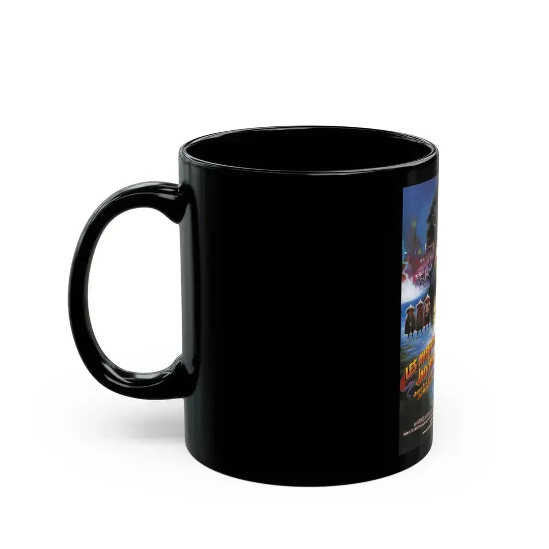 BIG TROUBLE IN LITTLE CHINA (FRENCH) 1986 Movie Poster - Black Coffee Mug - Go Mug Yourself