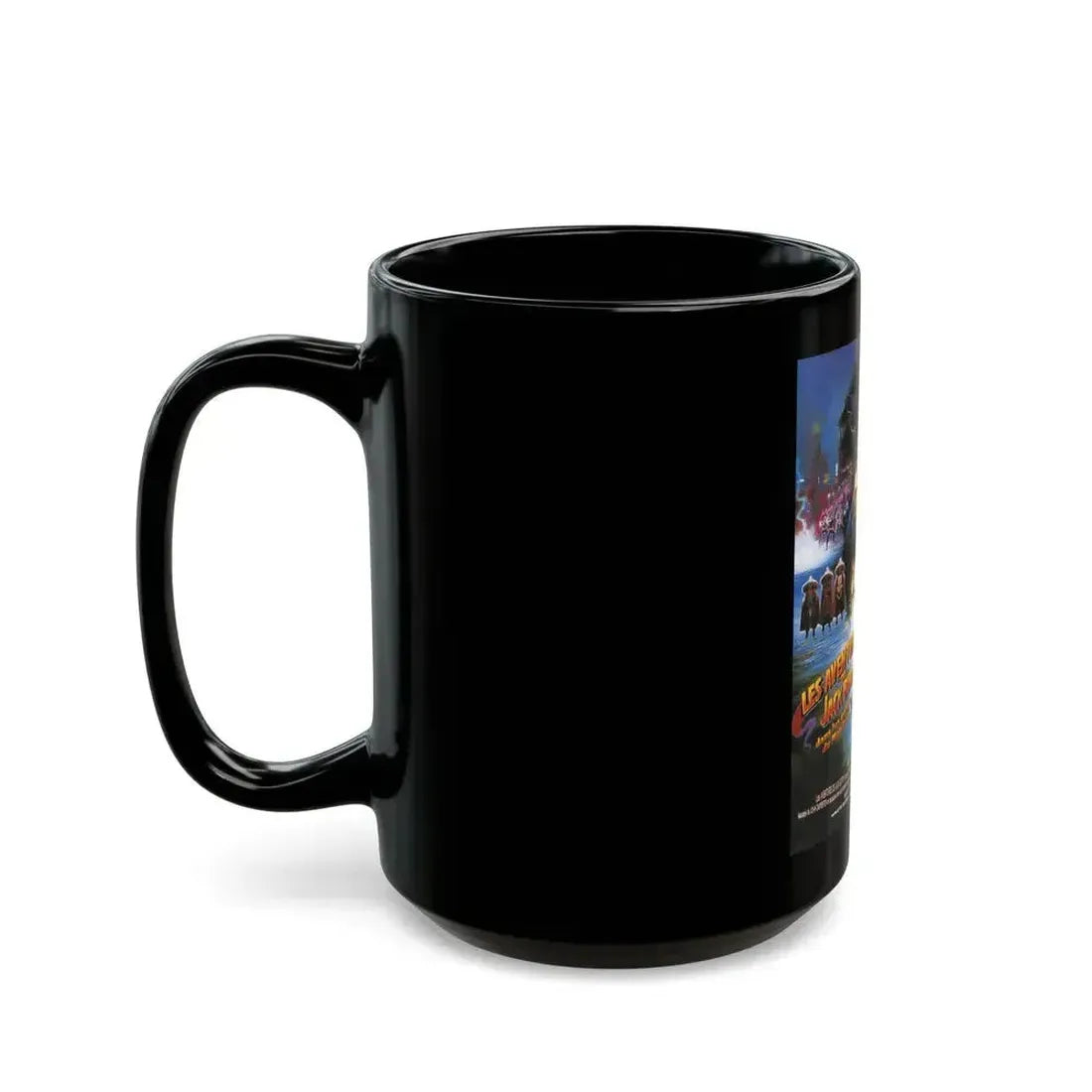 BIG TROUBLE IN LITTLE CHINA (FRENCH) 1986 Movie Poster - Black Coffee Mug - Go Mug Yourself