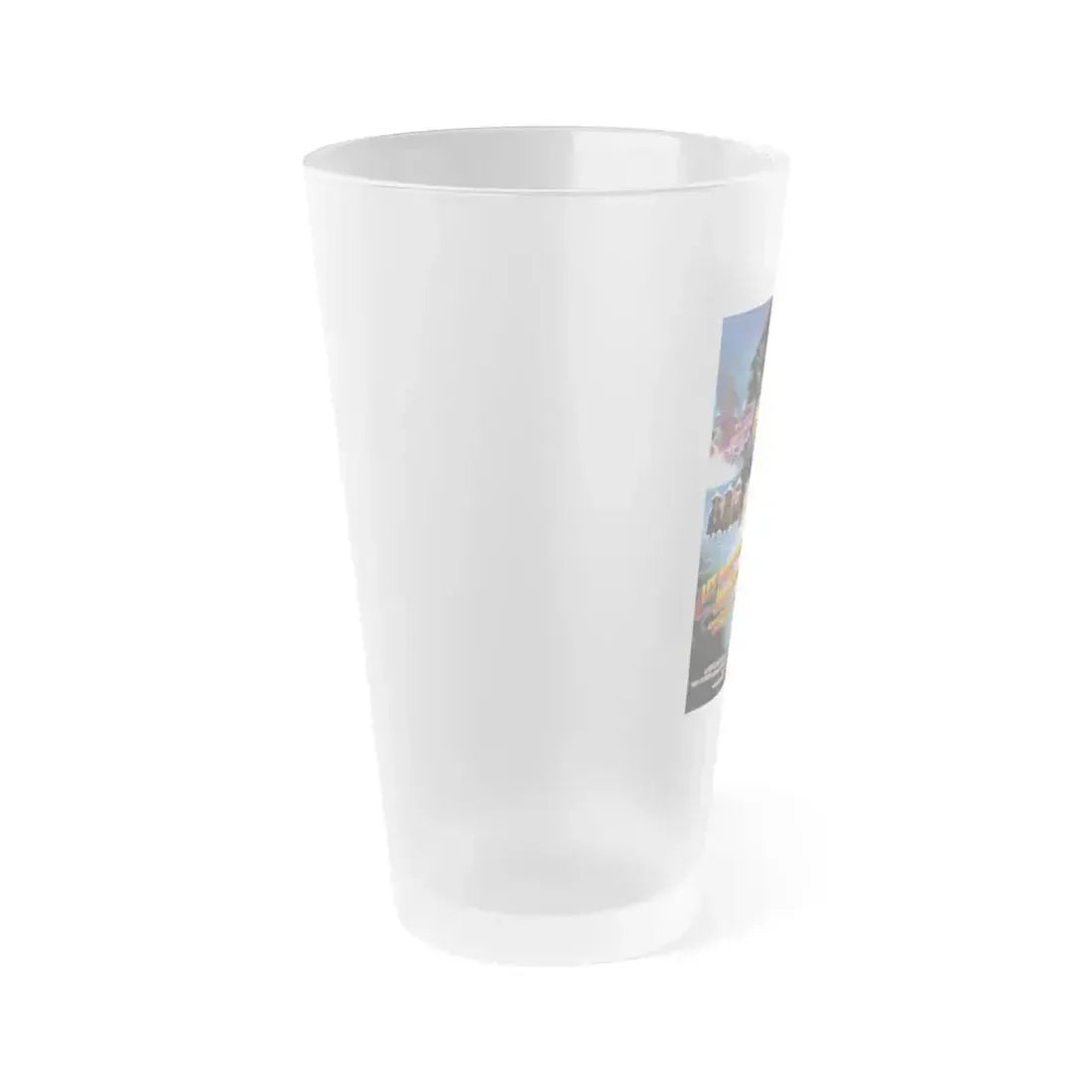 BIG TROUBLE IN LITTLE CHINA (FRENCH) 1986 Movie Poster - Frosted Pint Glass 16oz - Go Mug Yourself