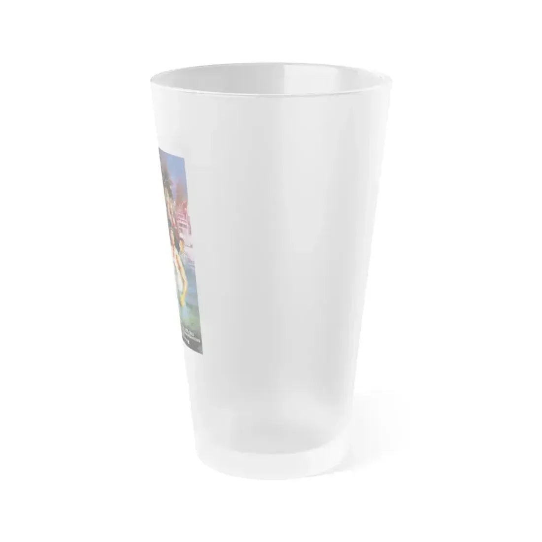 BIG TROUBLE IN LITTLE CHINA (FRENCH) 1986 Movie Poster - Frosted Pint Glass 16oz - Go Mug Yourself
