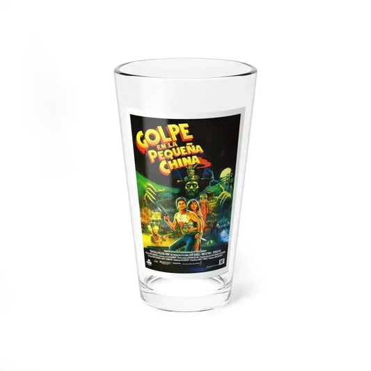 BIG TROUBLE IN LITTLE CHINA (SPAIN) 1986 Movie Poster - Pint Glass 16oz 16oz - Go Mug Yourself