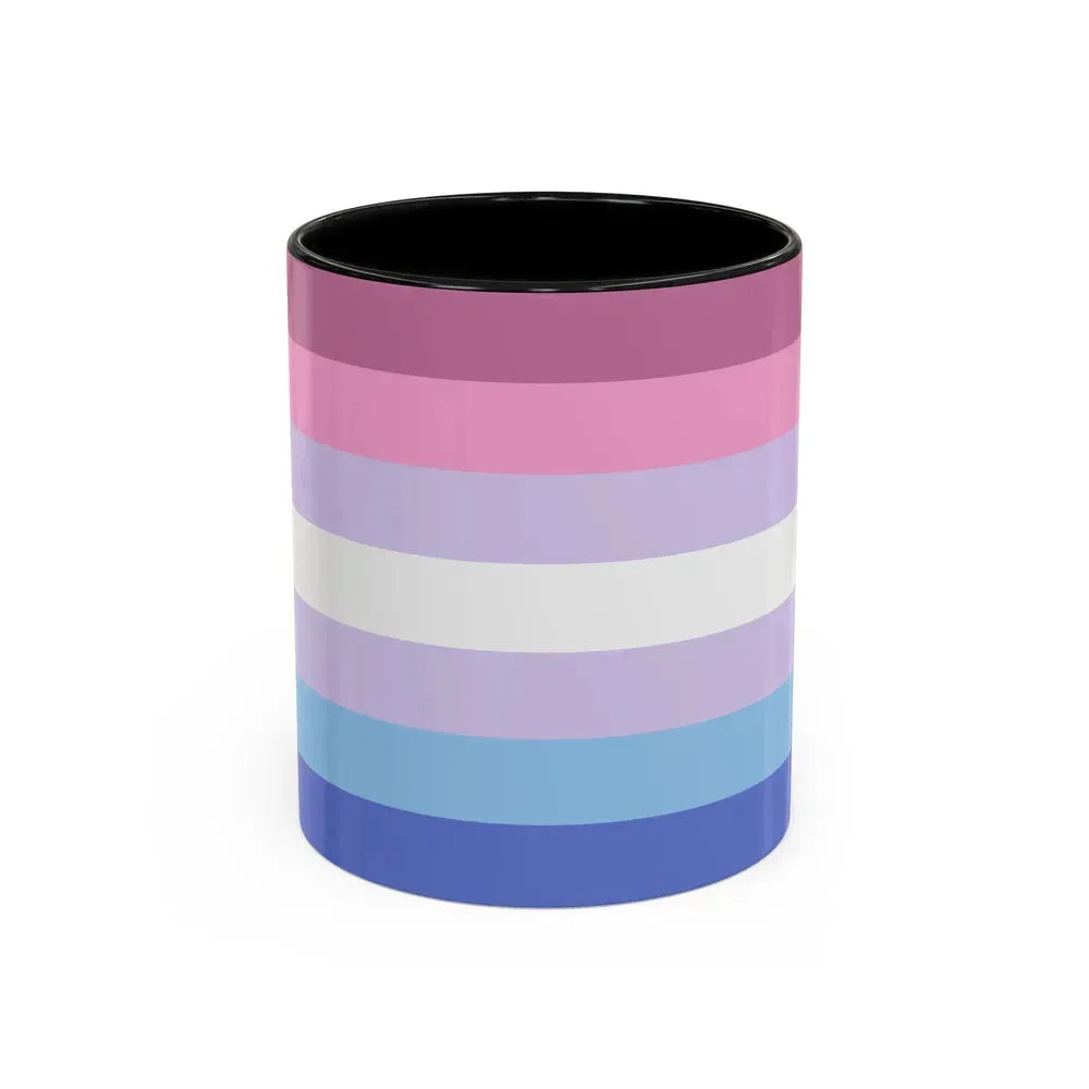 Bigender Pride Flag - Accent Coffee Mug 11oz Black - Go Mug Yourself