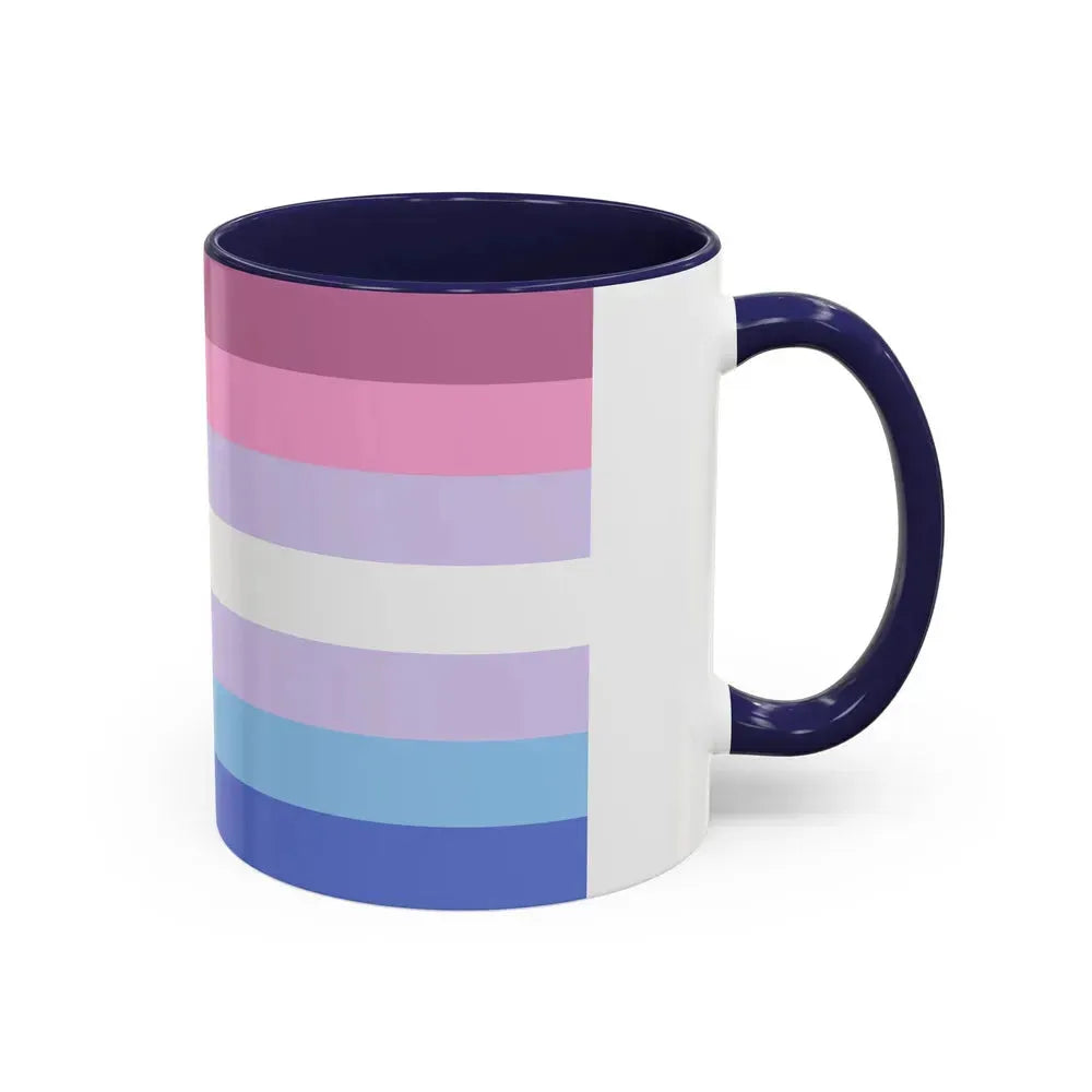 Bigender Pride Flag - Accent Coffee Mug - Go Mug Yourself