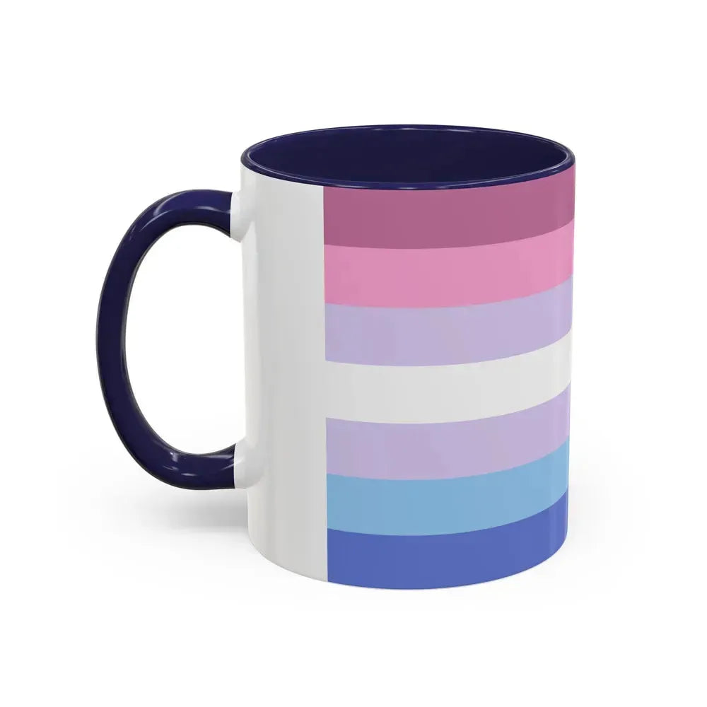 Bigender Pride Flag - Accent Coffee Mug - Go Mug Yourself