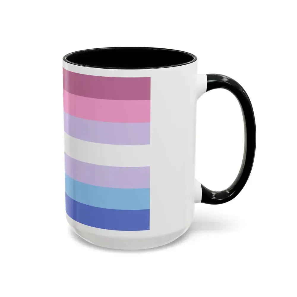 Bigender Pride Flag - Accent Coffee Mug - Go Mug Yourself