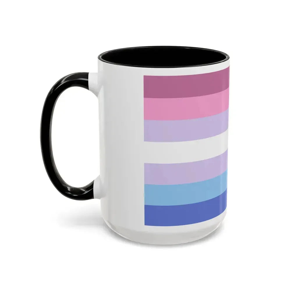 Bigender Pride Flag - Accent Coffee Mug - Go Mug Yourself