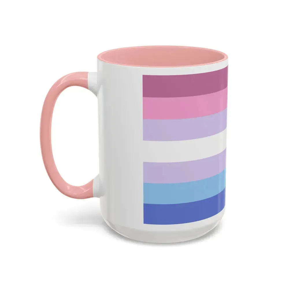 Bigender Pride Flag - Accent Coffee Mug - Go Mug Yourself