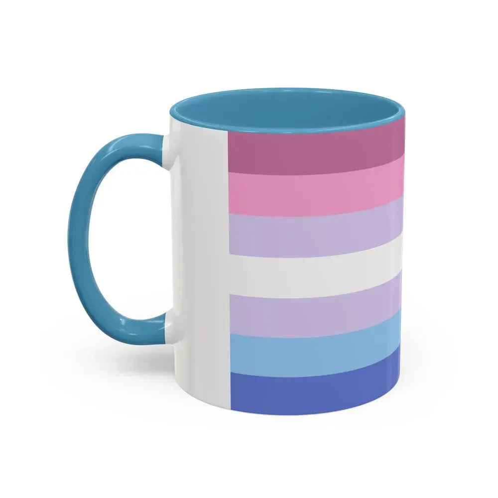 Bigender Pride Flag - Accent Coffee Mug - Go Mug Yourself