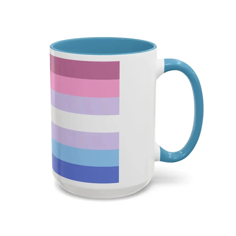 Bigender Pride Flag - Accent Coffee Mug - Go Mug Yourself