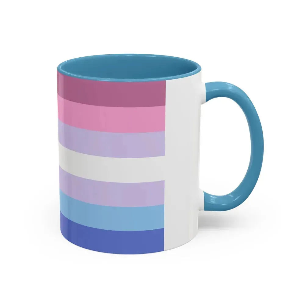 Bigender Pride Flag - Accent Coffee Mug - Go Mug Yourself