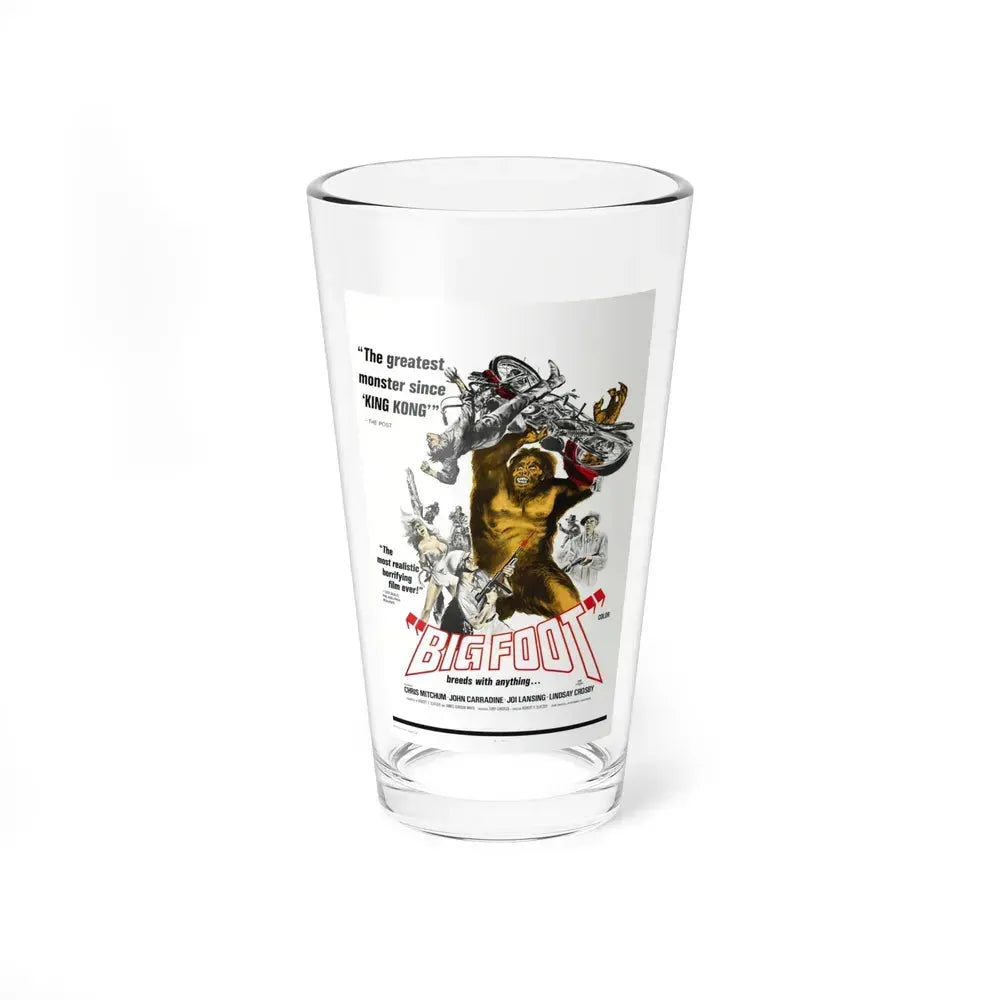 BIGFOOT 1970 Movie Poster - Pint Glass 16oz 16oz - Go Mug Yourself