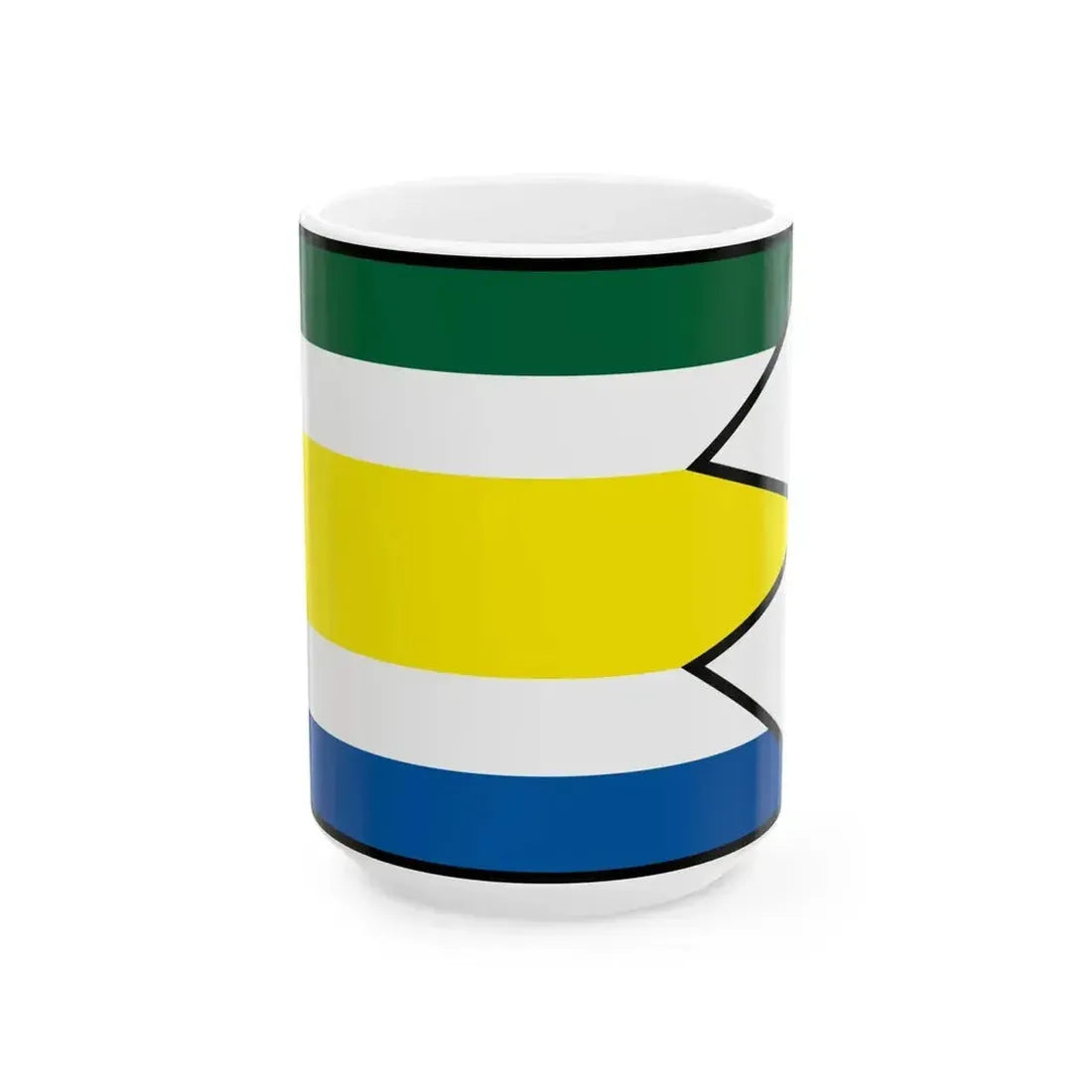 Bilkove Humence Senica Flag (Slovakia) White Coffee Mug 15oz - Go Mug Yourself