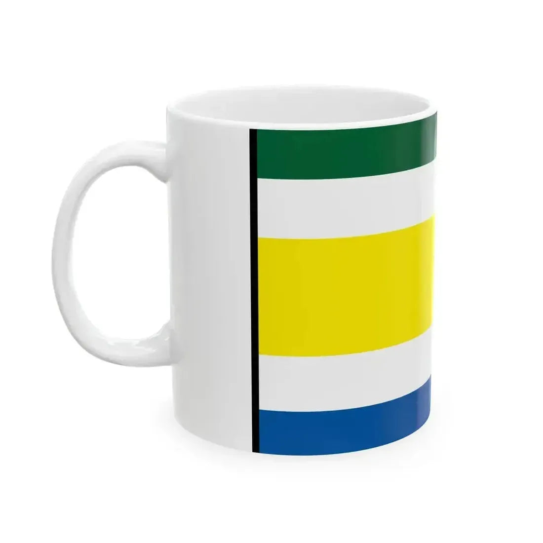 Bilkove Humence Senica Flag (Slovakia) White Coffee Mug - Go Mug Yourself
