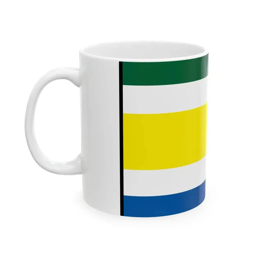 Bilkove Humence Senica Flag (Slovakia) White Coffee Mug - Go Mug Yourself