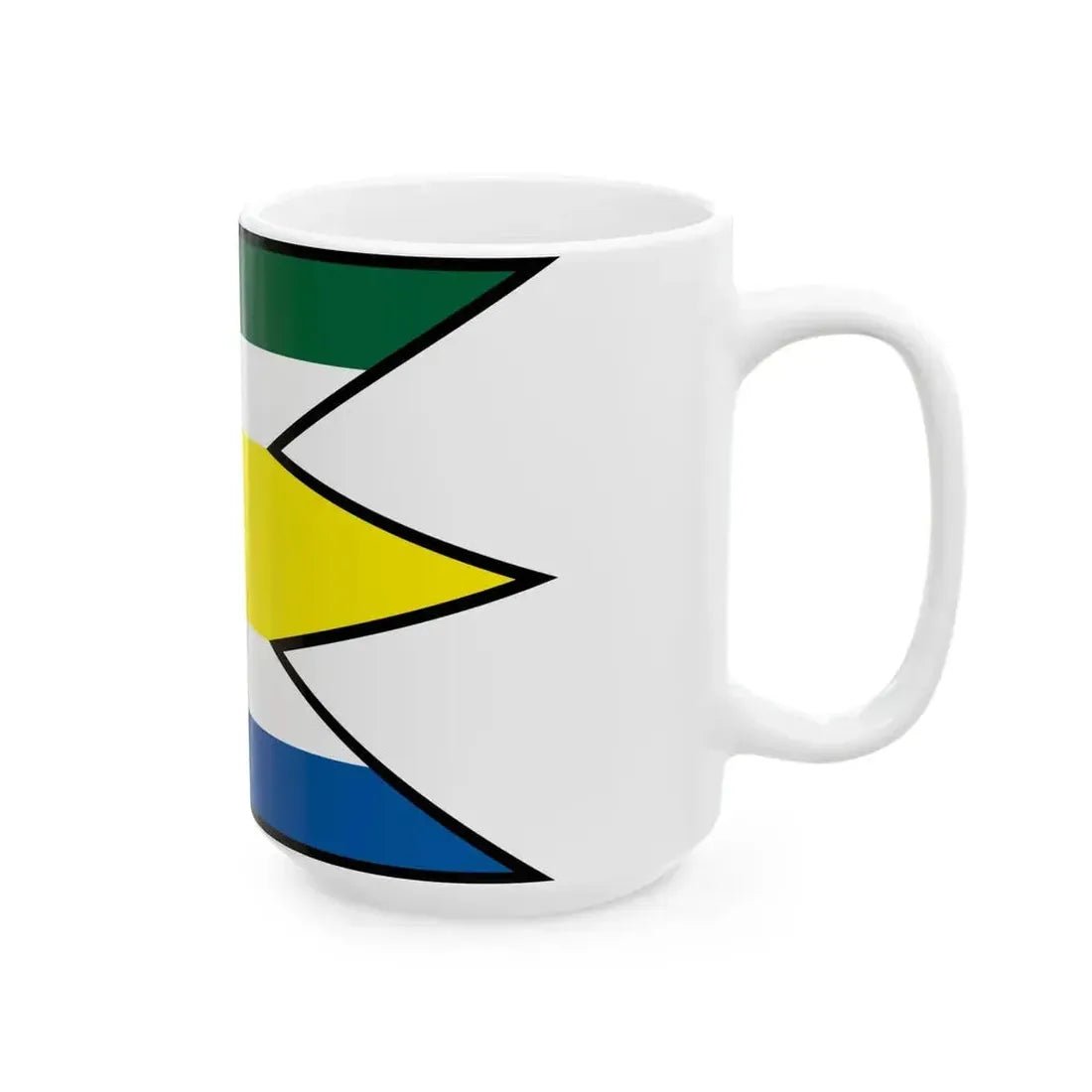 Bilkove Humence Senica Flag (Slovakia) White Coffee Mug - Go Mug Yourself