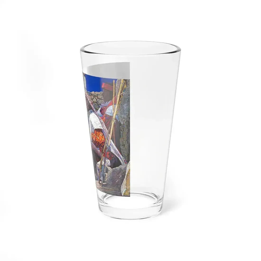 Bill Baker, Ancient Sounds (Native Americans in Art) Pint Glass 16oz - Go Mug Yourself