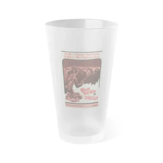 BILLY THE KID VS DRACULA 1966 Movie Poster - Frosted Pint Glass 16oz 16oz Frosted - Go Mug Yourself