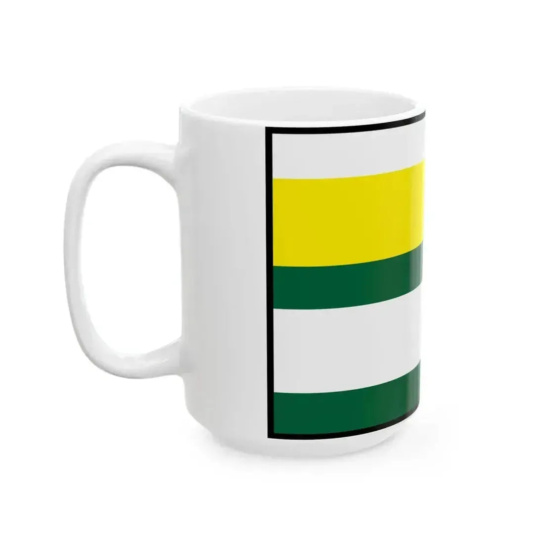 Bina Nove Zamky Flag (Slovakia) White Coffee Mug - Go Mug Yourself