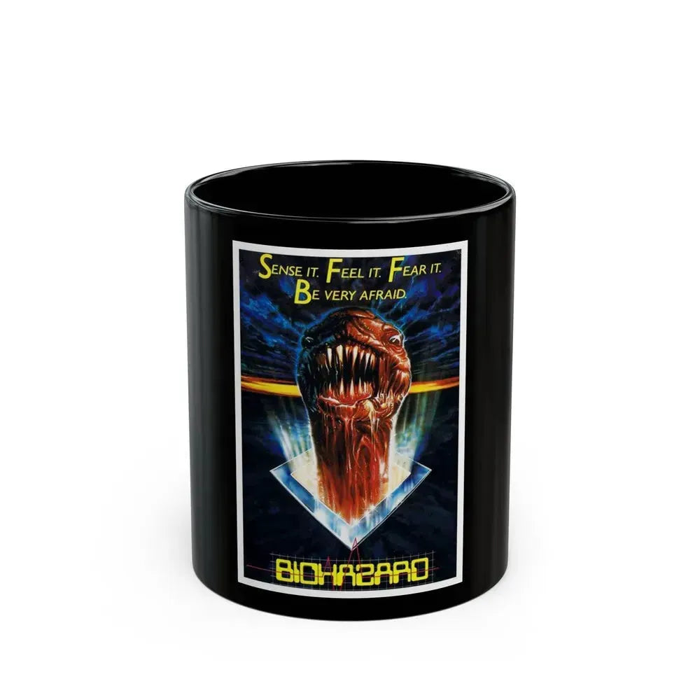 BIOHAZARD 1985 Movie Poster - Black Coffee Mug 11oz - Go Mug Yourself