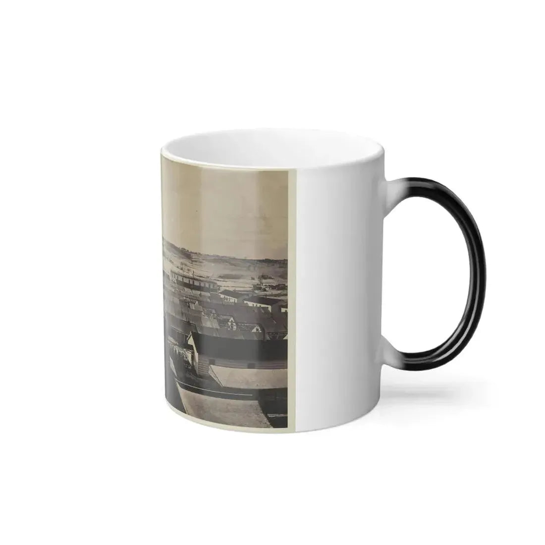 Bird's-Eye View of Sickel Hospital, Alexandria, Va. (U.S. Civil War) Color Changing Coffee Mug 11oz - Go Mug Yourself