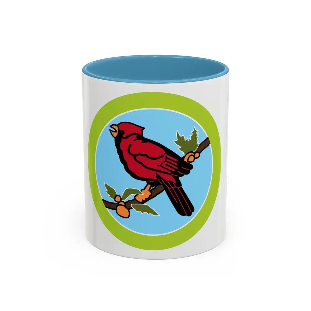 Bird Study (Boy Scout Merit Badge) Accent Coffee Mug 11oz Light Blue - Go Mug Yourself