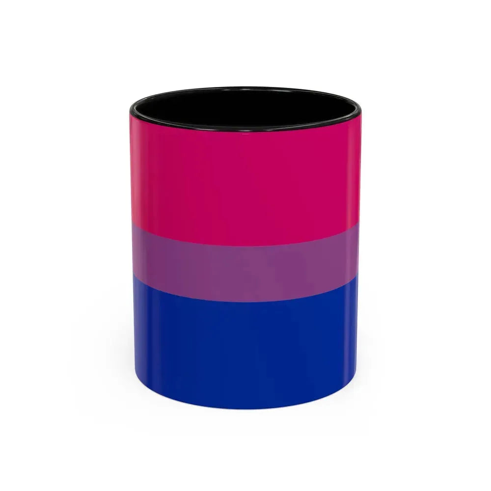 Bisexual Pride Flag - Accent Coffee Mug 11oz Black - Go Mug Yourself